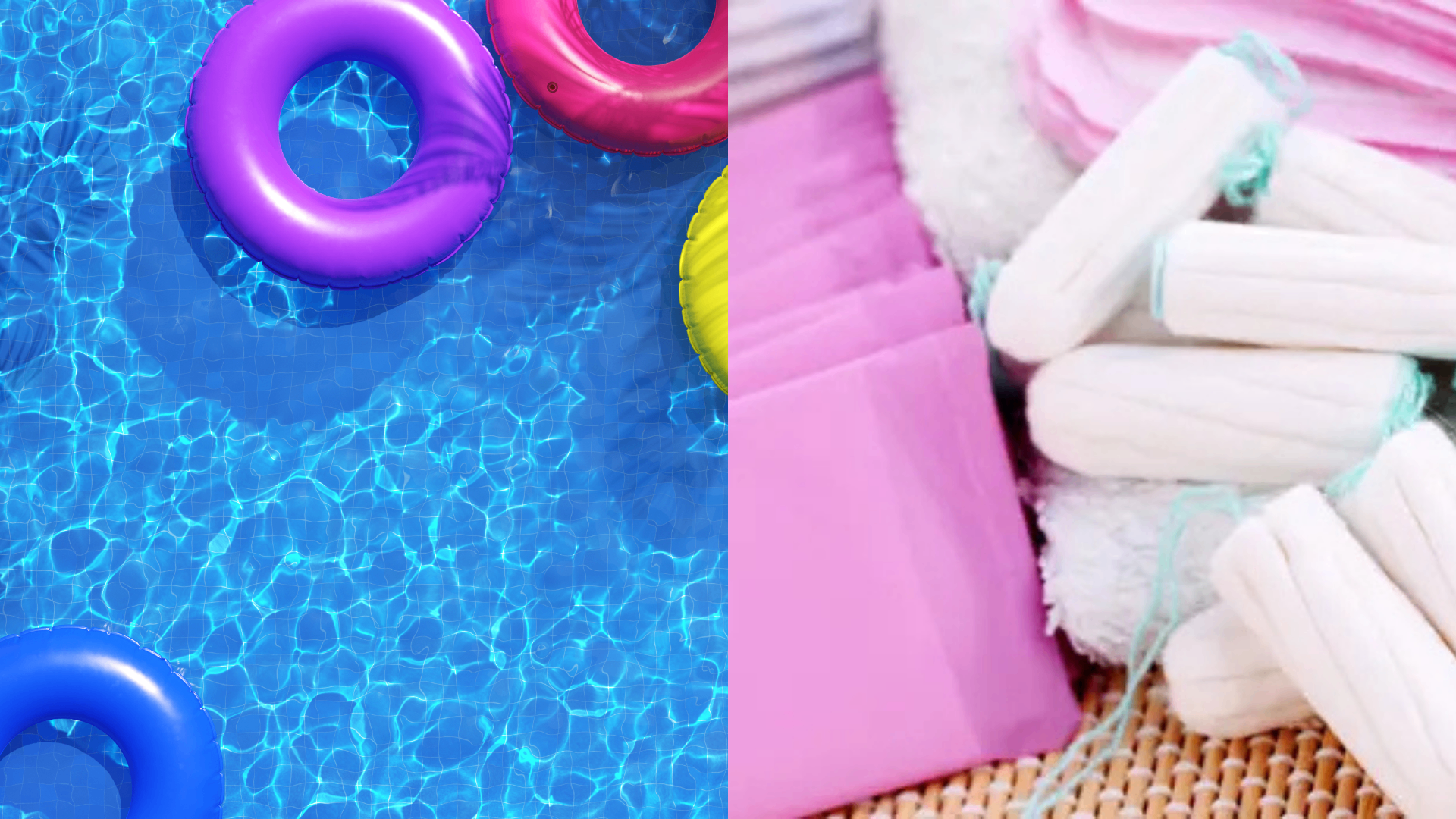 Pool und Tampons – die alte vs. neue Lösung